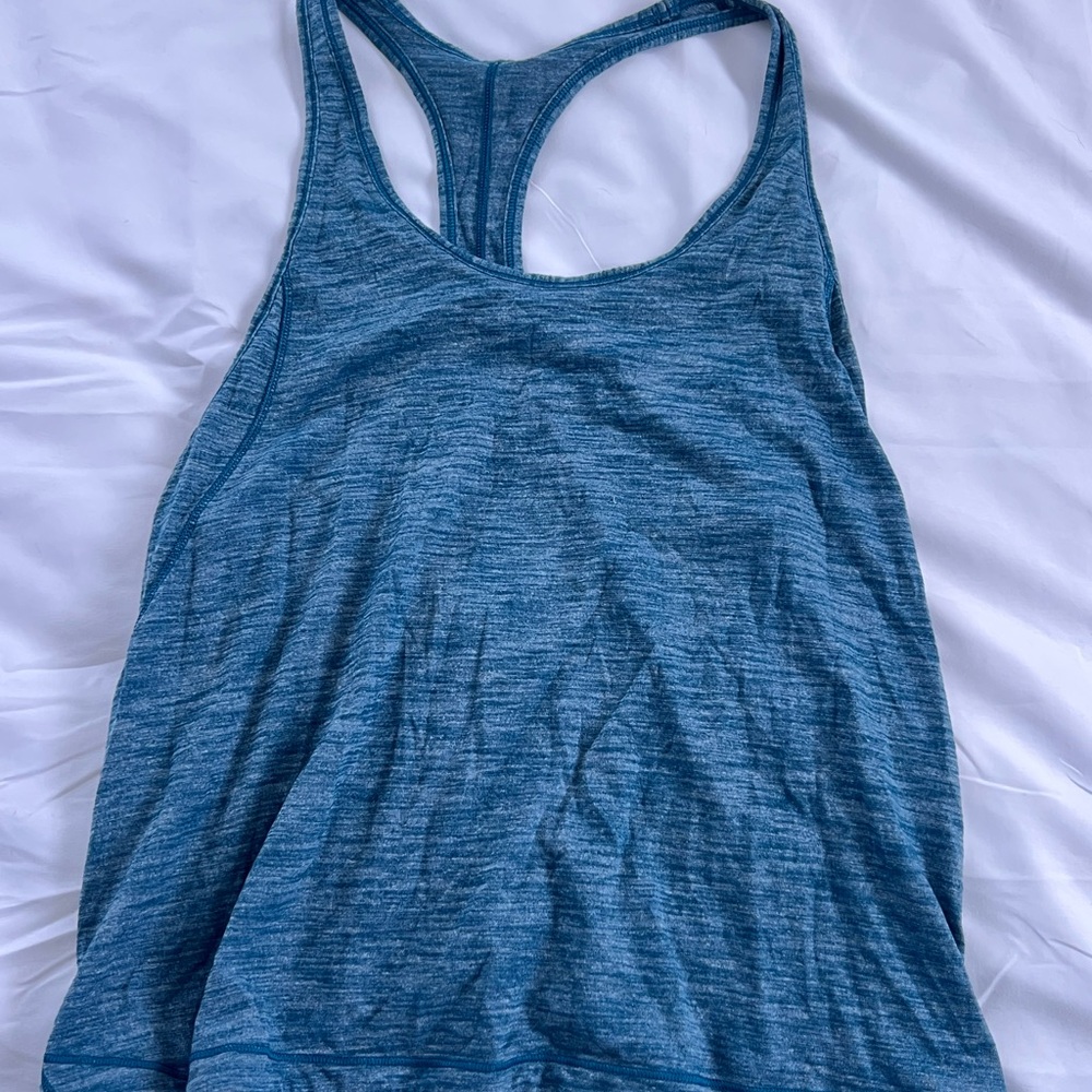 Lululemon Blue Racerback Tank Top